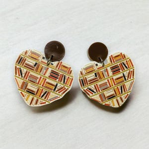 Book heart earrings, Teacher earrings, Librarian earrings, Teacher appreciation gift, Teacher jewelry