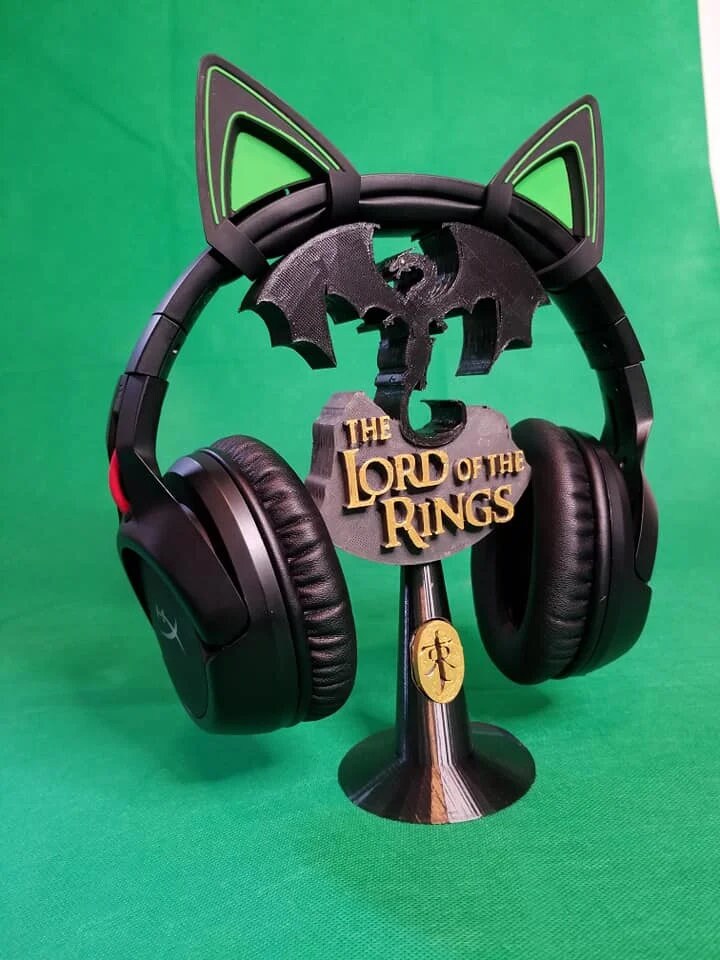 Lord of the Rings Lotr Headset / Headphone Stand Personalize