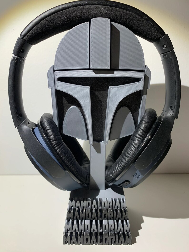 Mandalorian Boba Fett Star Wars Headset / Headphone Stand Etsy