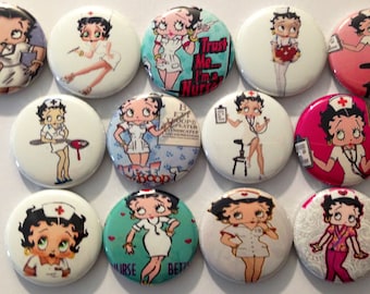10pc Nurse Life 1" flatbacks. Pinbacks, flatbacks