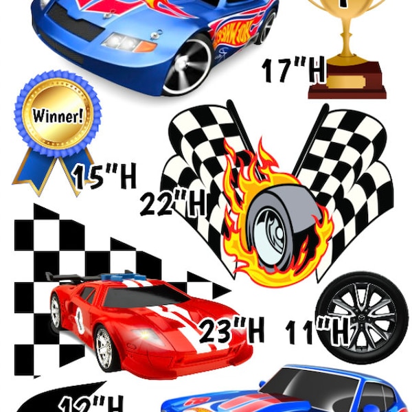 Hot Wheels Cut Outs - Etsy