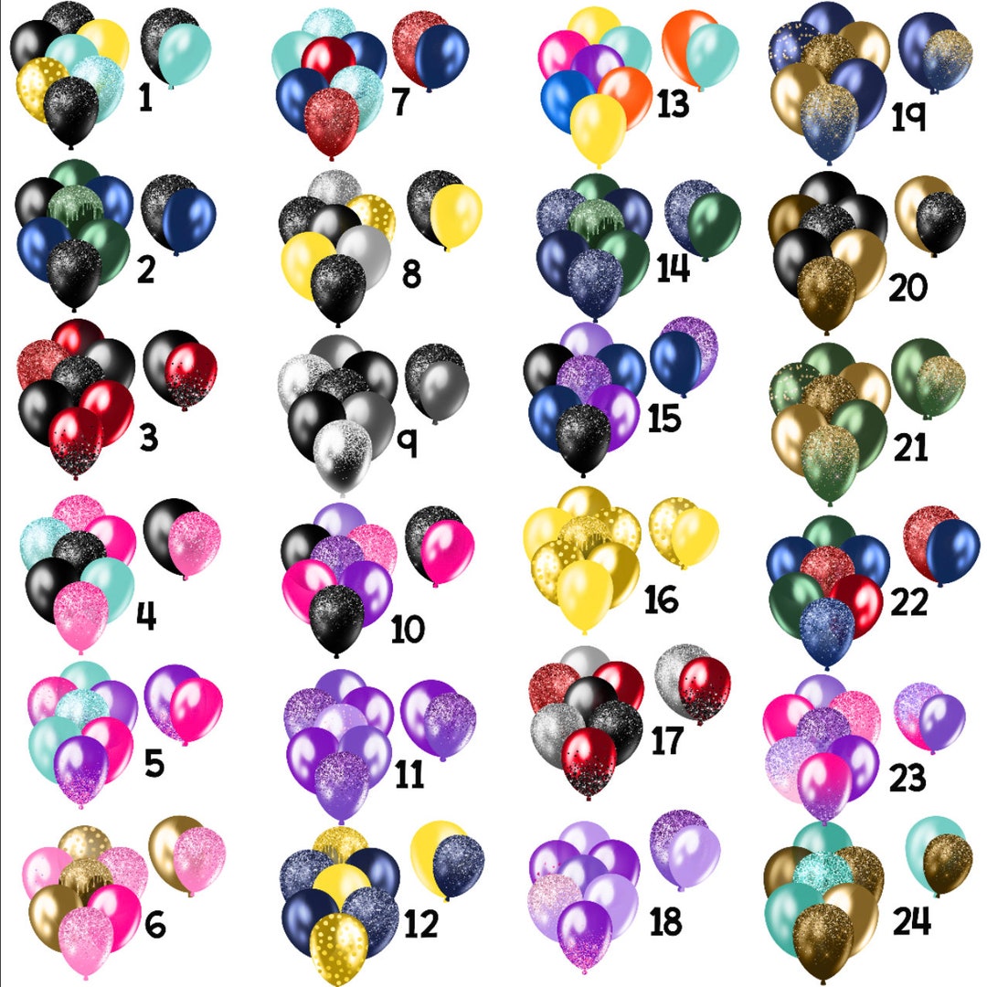 29 Balloon Bundles Free Customization Yard Cards Etsy