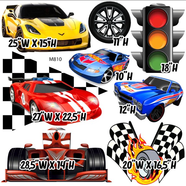 Hot Wheels Cut Outs - Etsy