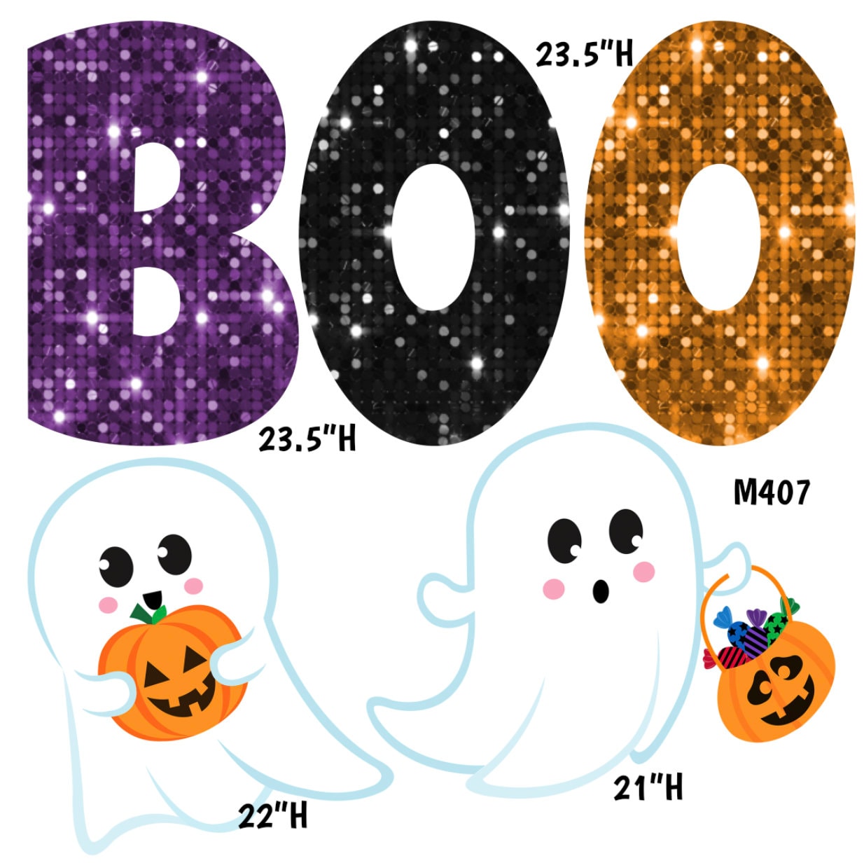 You’ve Been Booed Boo Halloween Ghosts Yard Cards - Etsy UK