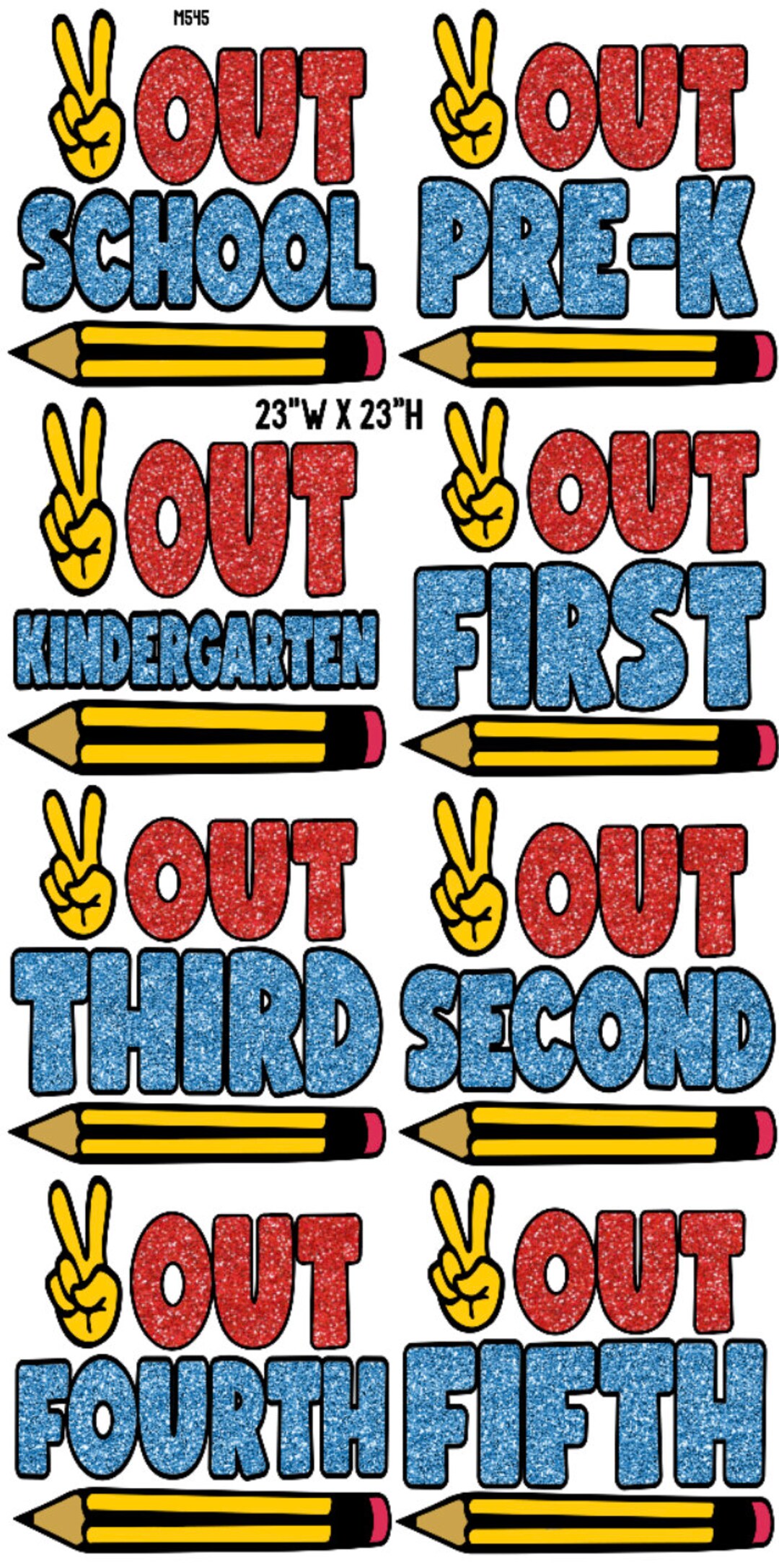 Peace Out School Pre-k Kindergarten First Second Third - Etsy