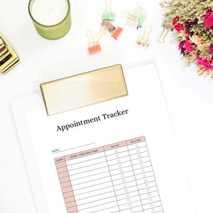 Appointment Tracker for Therapists, Counselors, Psychologist, Digital Appointment Tracker, Appointment Planner, Download Digital Appointment