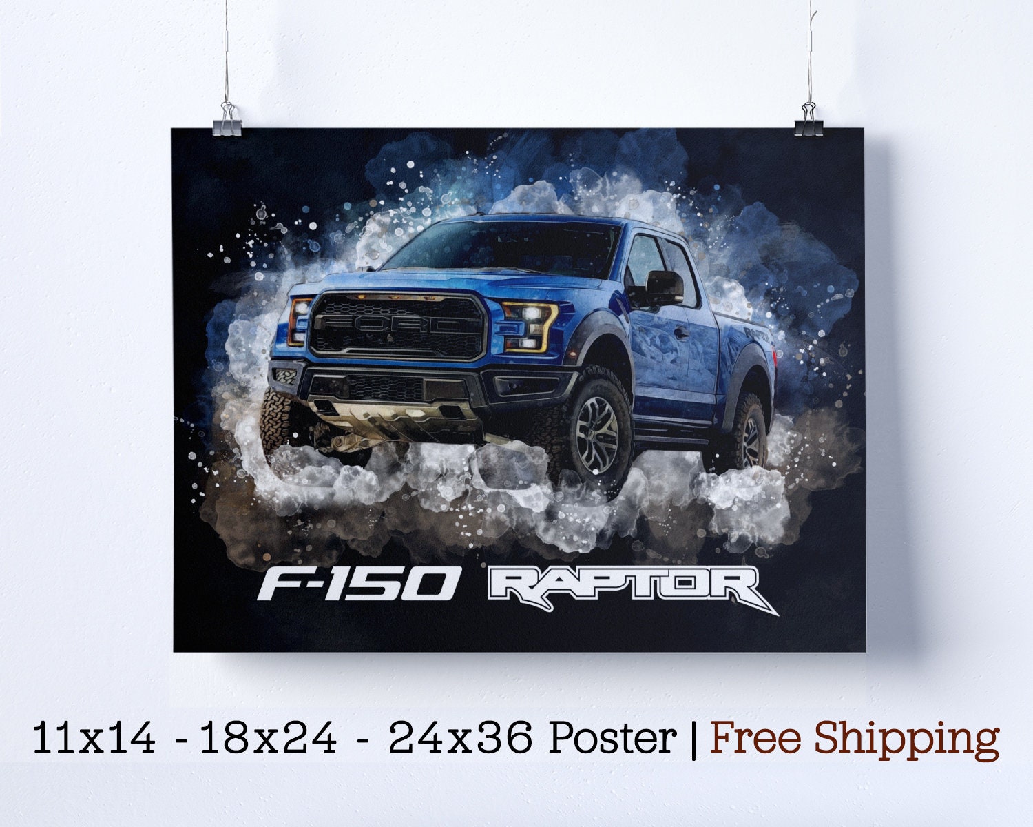 Raptor R Poster Ford F-150 Raptor Premium Poster I - Etsy