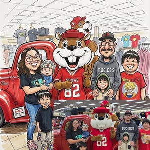 Character photo ,exaggerated, funny turn any 3 images into something fun