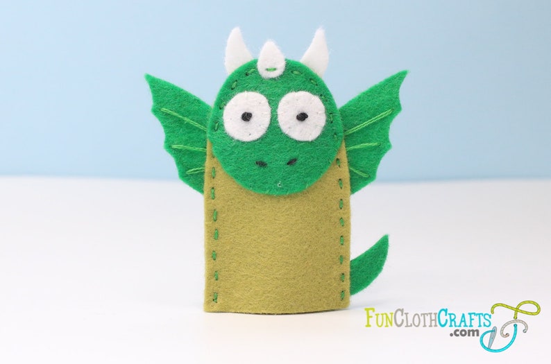 Dragon Finger Puppet Pattern Make You Own Dragons PDF Etsy Dragon Finger Puppet Pattern Make You Own Dragons PDF Etsy