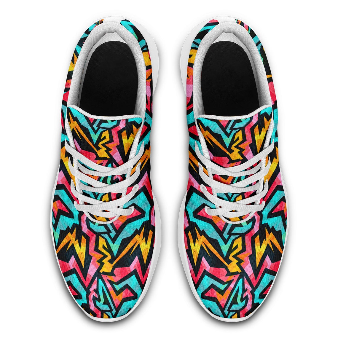 Graffiti Street Design Sneakers / Graffiti Art Shoes Sports | Etsy