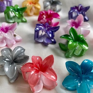 Haarspange Blume Mini Spange Flower Hairclaw Haarspange Haarclip Haarkralle I Lymoda I Mini Exotisch Sommer Bild 4