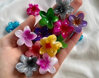 Haarspange Blume | Mini Spange | Flower | Hairclaw | Haarspange | Haarclip | Haarkralle I Lymoda I Mini Exotisch Sommer