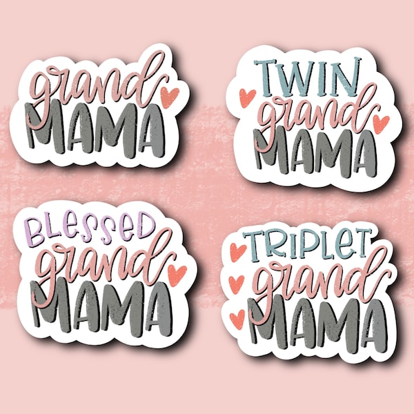 Grand Mama Stickers | Grandma