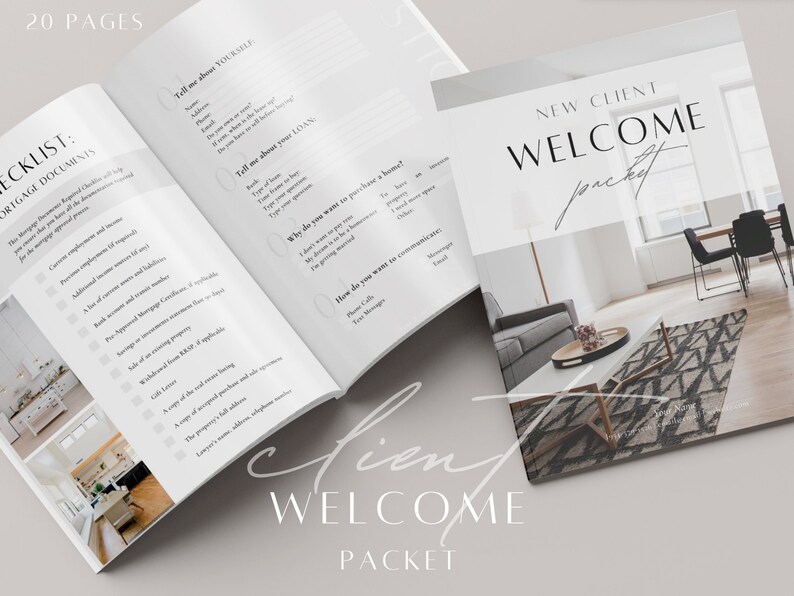 Real Estate Buyer Packet Real Estate Marketing New Etsy Canada