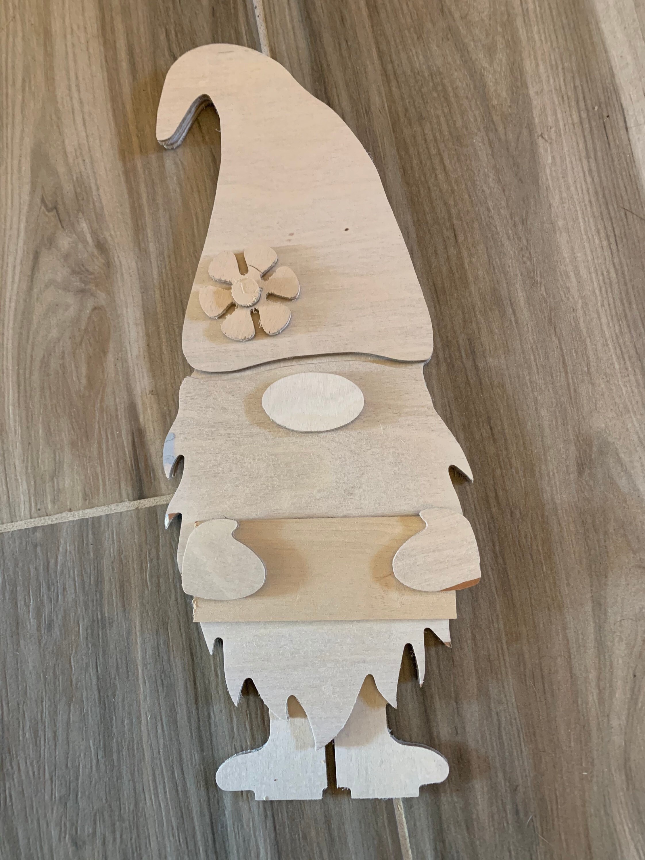 DIY Wood Gnome Kit Garden Gnome Etsy