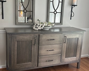 Sideboard, Console, Buffet, Farmhouse, TV Stand, Entertainment Console, Rustic, Handmade