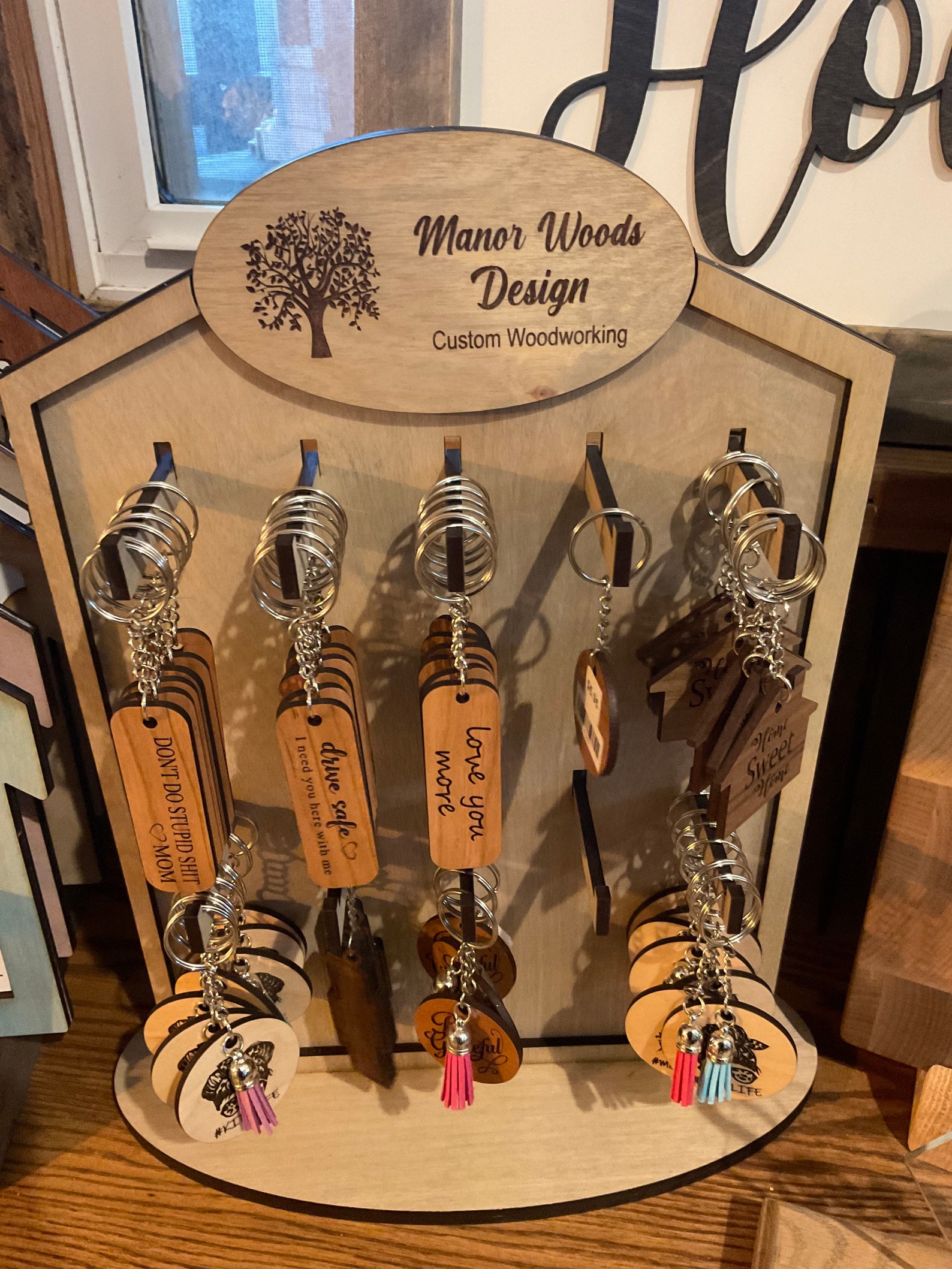 Keychain Display Stand Digital File Etsy