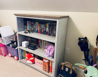 Solid Wood Bookcase Bookshelf