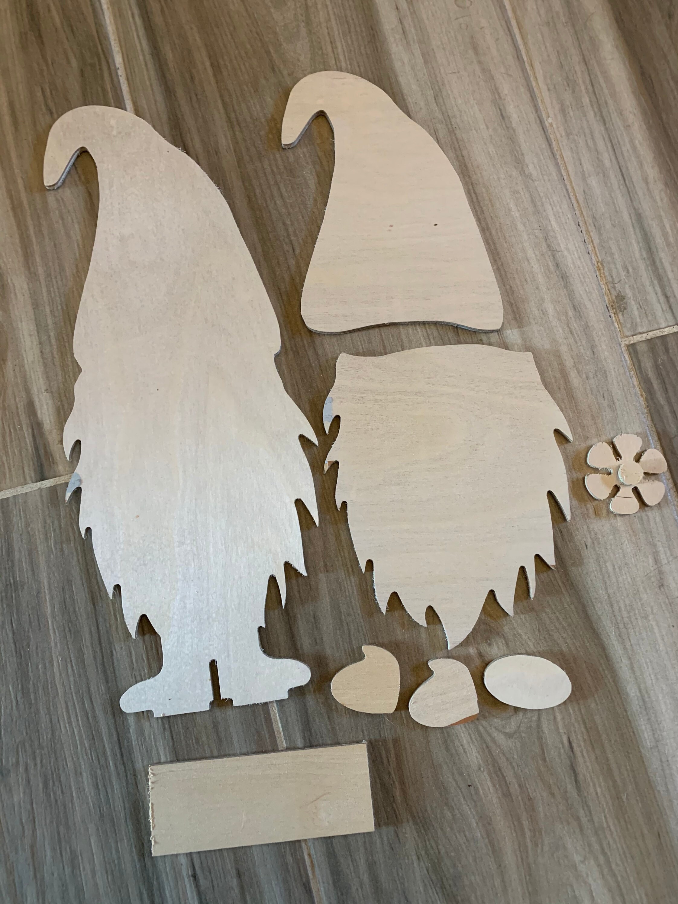 DIY Wood Gnome Kit Garden Gnome Etsy