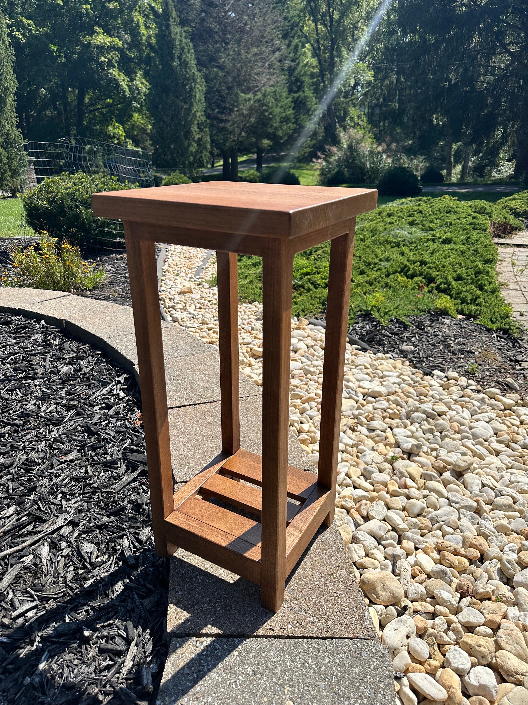 Wood Table Stand 