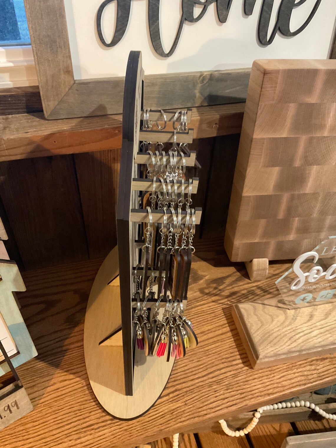 Keychain Display Stand Digital File Etsy