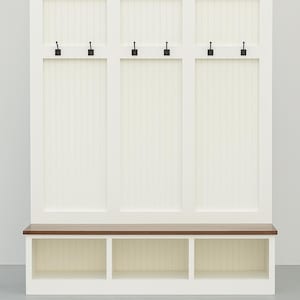 The Peyton entryway bench | Hall tree | Coat rack | Mudroom locker