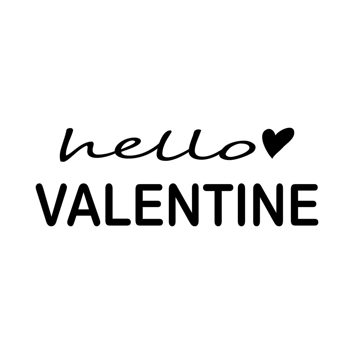 Download Hello Valentine svg File/Digital/Valentine's day | Etsy