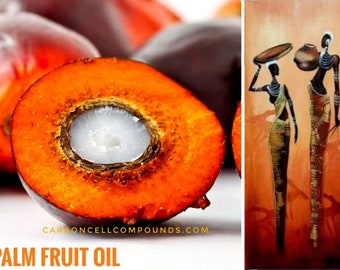 PALM FRUIT OiL  (Origin. Homemade, West Africa) - | - FREE Intn'l Shipping(for orders up to 99 Dollars) - |