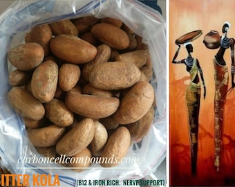 Bitter Kola Nuts (B12 Rich) - Origin. West Africa. Ghana/Nigeria | - FREE SHIPPING applies to orders up to 99 Dollars or 50 Pounds