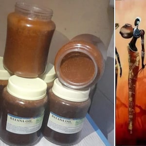BATANA-olie 18 oz @ 34,99 | Natuurlijk Huisgemaakt | (Oorsprong: een dorp in West-Afrika, 3000 v. Chr.) |- Honduras-soort -|  GRATIS EXPRESS VERZENDING WERELDWIJD