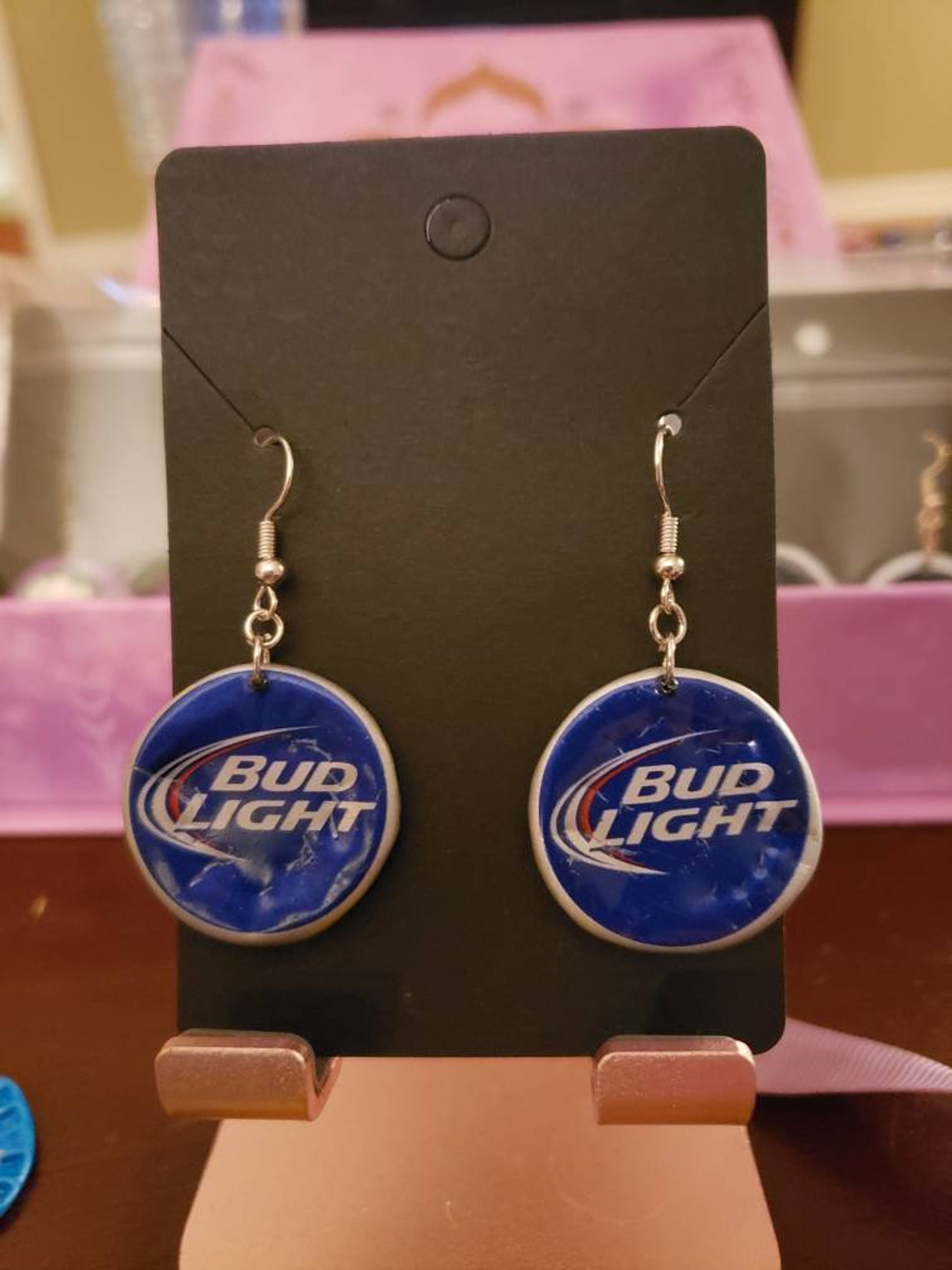 Handcrafted domestic beer earrings Etsy