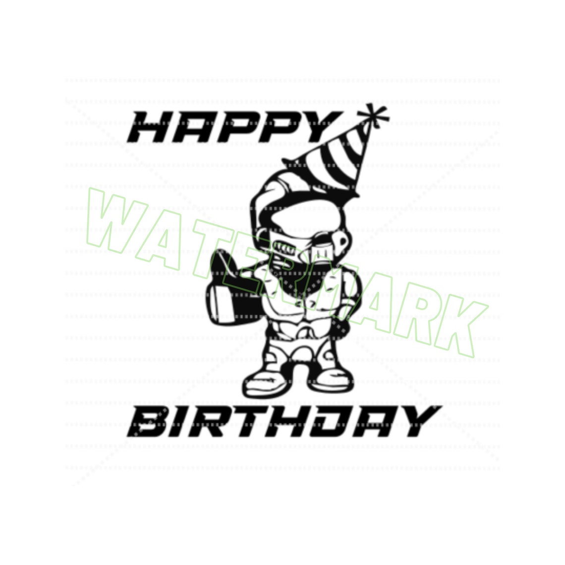 Happy Birthday Master Chief SVG, Halo Svg, Gamer Svg, Birthday Cut