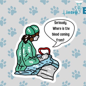 Surgeon Sticker,Doctor Sticker,Veterinarian Sticker, Medical Student Sticker,Vet Student Sticker, MD Sticker, DVM Sticker,Vet,DO Sticker,Vet