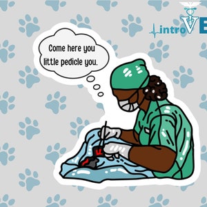 Surgeon Sticker,Doctor Sticker,Veterinarian Sticker, Medical Student Sticker,Vet Student Sticker, MD Sticker, DVM Sticker,Vet,DO Sticker,Vet