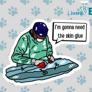 Surgeon Sticker,Doctor Sticker,Veterinarian Sticker, Medical Student Sticker,Vet Student Sticker, MD Sticker, DVM Sticker,Vet,DO Sticker,Vet