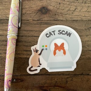 Cat Scan Sticker,ct Sticker,radiologist Sticker,radiology Sticker ...