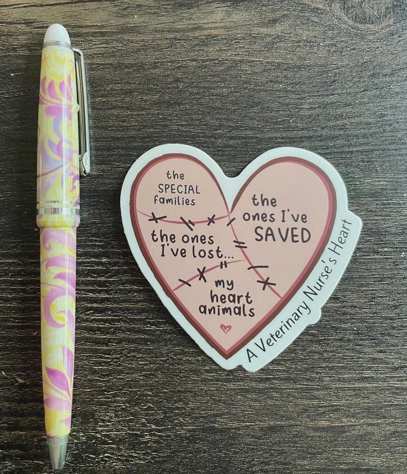 NAVN Sticker Pack,vet Med Sticker,mental Health Awareness,vet Nurse ...
