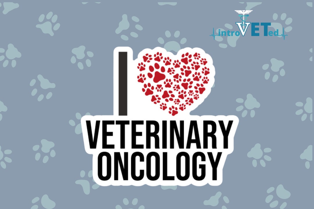 I Heart Veterinary Oncology,veterinary Oncologist,dvm Sticker,vet Tech