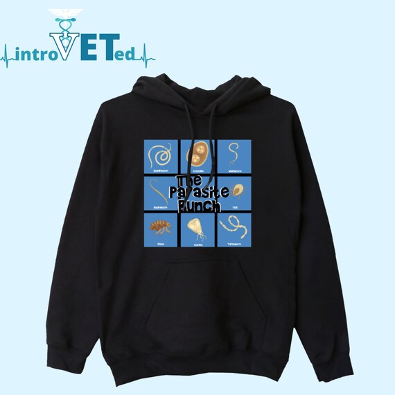 Parasitology Hoodie, Veterinarian Hoodie, Vet Student Hoodie, Vet School Hoodie, Vet Tech Hoodie, Vet Nurse Hoodie, Vet Assistant Hoodie