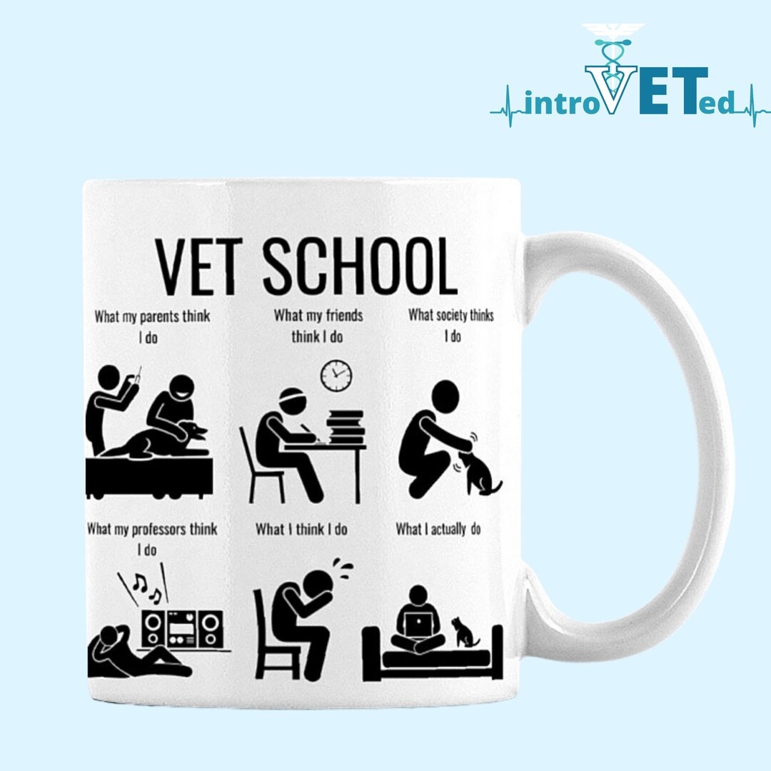 Vet Student Mug, Vet Student Coffee Mug, Vet Student Gift, Gift for Veterinary Student, Vet in