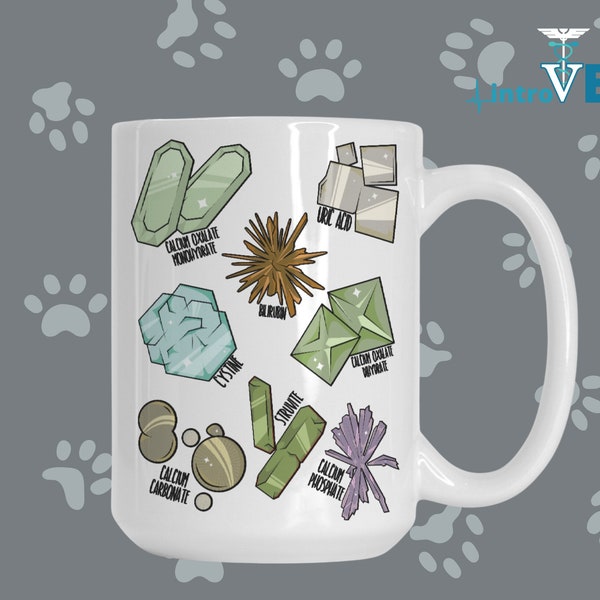 Urine Crystals Coffe Mug,Urologist Mug,Pathology Mug,Physician Mug,Veterinarian Mug,Histology Mug,Doctor Mug,Clinical Pathology,Pathologist.