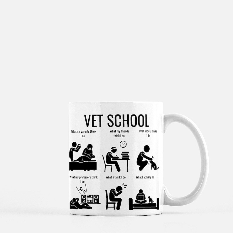 Vet Student Mug Vet Student Coffee Mug Vet Student Gift Etsy