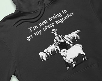 Get My Sheep Together Hoodie: Funny Pun Motivational Pullover - Etsy