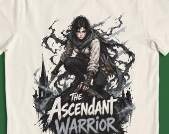 The Ascendant Warrior, Vin Venture Mistborn T-Shirt, Fantasy Book Lover Tee, Unisex Graphic Shirt