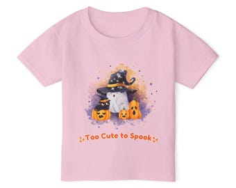 Adorable camiseta de fantasma de Halloween para niños pequeños: ¡perfecta para pedir dulces!