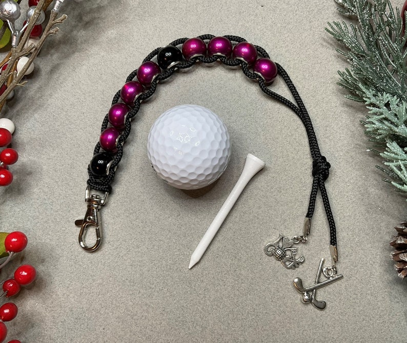 Golf Beads, Golf Stroke Counter, Golf Accessory, Ladies Golf Gift, Water Counter image 2