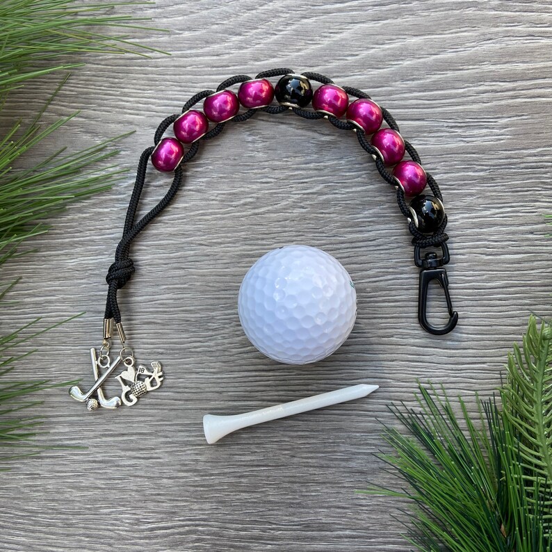 Golf Beads, Golf Stroke Counter, Golf Accessory, Ladies Golf Gift, Water Counter image 3