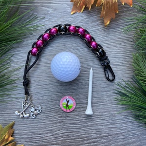 Golf Beads, Golf Stroke Counter, Golf Accessory, Ladies Golf Gift, Water Counter image 5