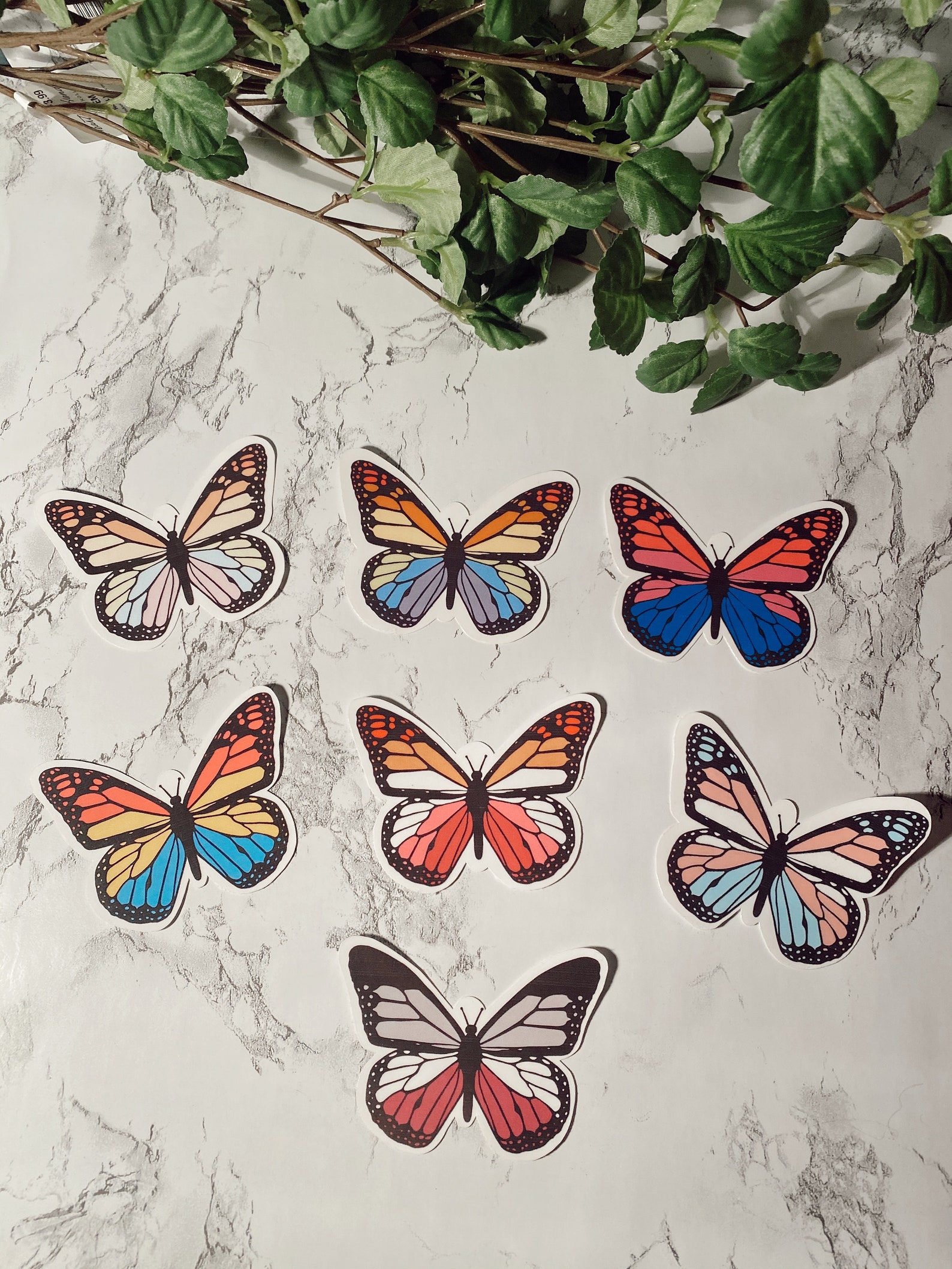 LGBTQ Pride Butterfly Stickers Weatherproof Water Resistant Etsy