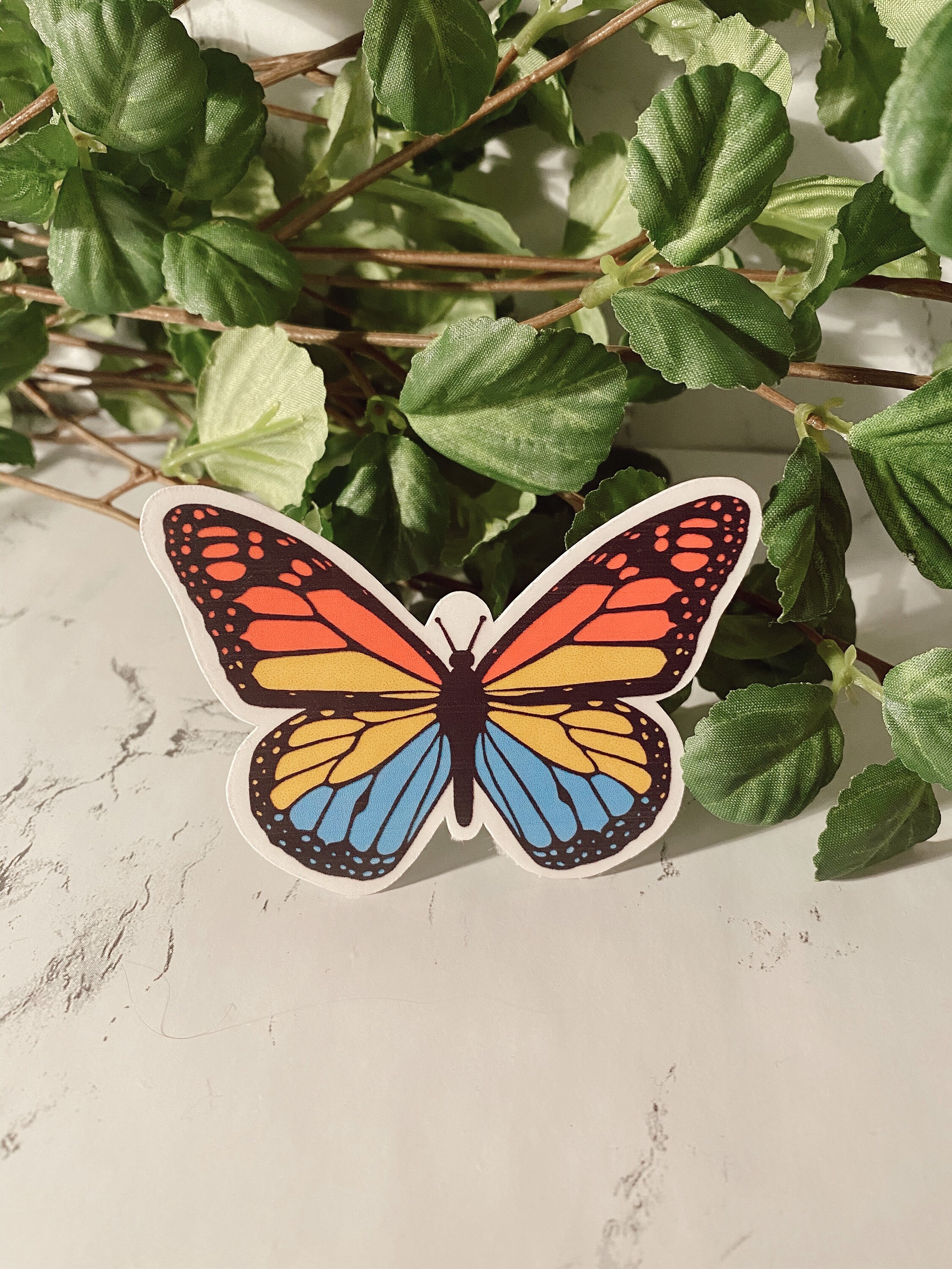 LGBTQ Pride Butterfly Stickers Weatherproof Water Resistant Etsy